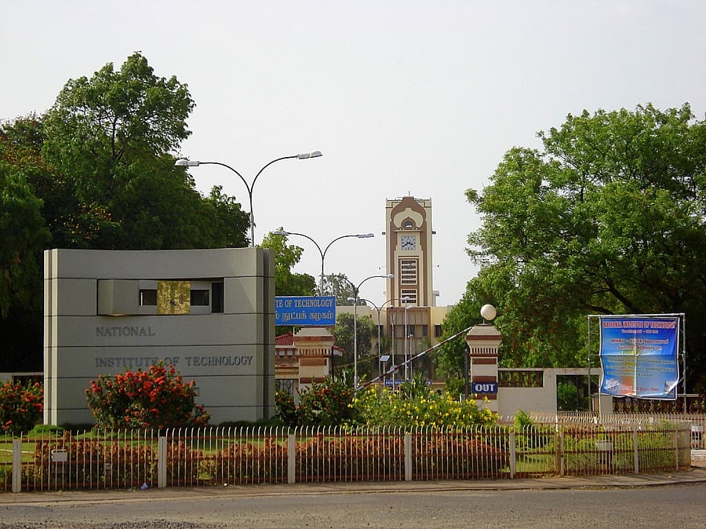 NIT Tiruchirappalli, Tamil Nadu